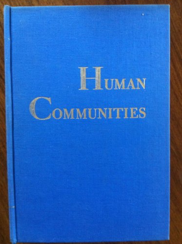 Human Communities: The City and Human Ecology B000OM35X8 Book Cover