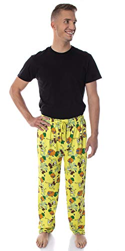 SpongeBob SquarePants Men's Pineapple House Adult Loungewear Sleep Pajama Pants4