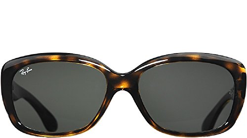 Ray-Ban RB4101 Jackie Ohh Highstreet Fashion Sunglasses - Light Havana/Crystal Green, One Size Fits All3