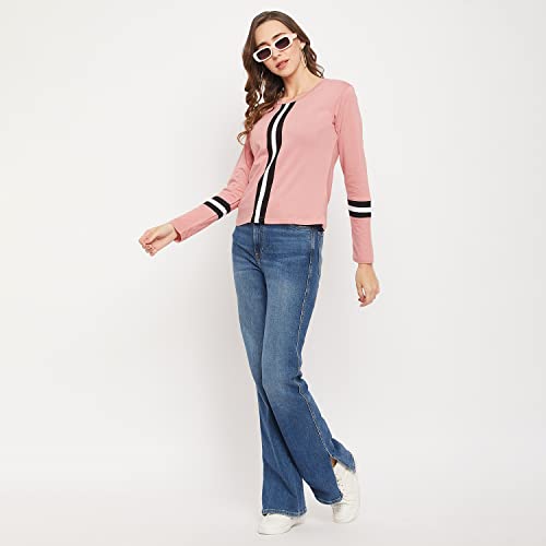 Image of Fabricorn Combo of Plain Color Stylish Up and Down Cotton Tshirt for Women