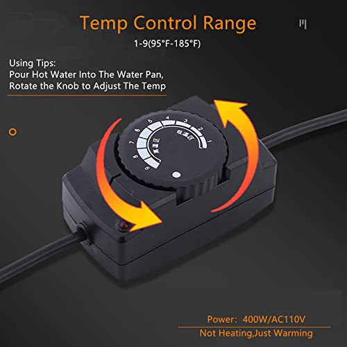 Bemkop Electric Chafing Dish,Rectangular Chafing Dish Buffet Set With Glass Top, Soft-Close Lid, Chafer For Catering Buffet Servers And Warmers (L-Full Size) #TOP5