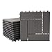 Produktbild Mendler WPC Bodenfliese Rhone, Holzoptik Balkon/Terrasse, 11x je 30x30cm = 1qm versetzt - Premium grau