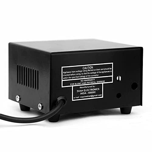 Image of Maxine Step Down Voltage Converter 220v to 110v Voltage Converter for US,Taiwan,Canada products used in India (100)