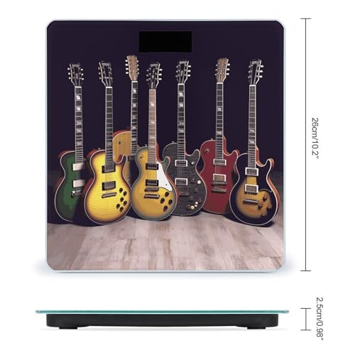 Báscula digital para baño con vidrio templado 10.2 pulgadas miniatura 2