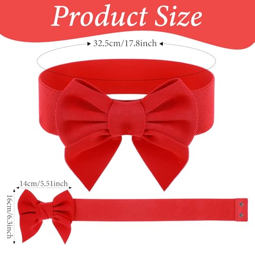 Women Bow Belt, Elastic Sash Waist Belt For Bridal, Waist Belts for Party Special Occasion4