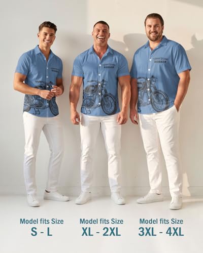Image of 99TIMORO Fathers Movie Hawaiian Shirt for Men, Characters Button Down Short Sleeve Top, Summer Beach Gifts
