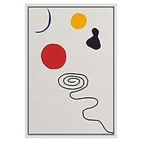 SIGNWIN Framed Canvas Wall Art Colorful Geometry Painting Canvas Prints Home Artwork Decoration for Living Room,Bedroom - 16