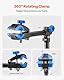VEVOR Fahrradreparaturständer Fahrradmontageständer (29,9 kg belastbar) mit 835-1440 mm einstellbarer Höhe & magnetischer Werkzeugablage, faltbarer Wartungsständer für Mountainbikes Road Bike