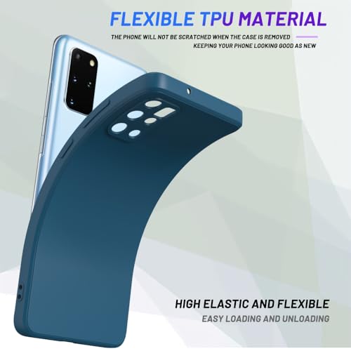Image of for Samsung Galaxy S20 Plus Case Dark Blue, Scratch Resistant with Soft Touch, Slim Thin Phone Cover for Samsung Galaxy S20 Plus