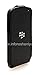 BlackBerry ACC-50707-301 Leather Flip Shell for Rim BlackBerry Q10 - Retail Packaging - Black