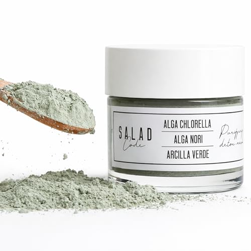 Mascarilla facial detox con arcilla verde para tu rutina de limpieza facial profunda