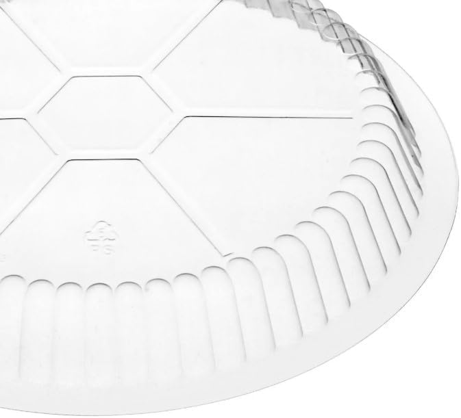 7" Clear Round Plastic Dome Lid 500/Case
