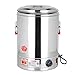 JYCCH Urna per Ristorazione Elettrica Commerciale, Caldaia per tè Caldaia ad Acqua Calda, Barile Isolante in Acciaio Inossidabile Efficienza Energetica con Tat 30-110°C,40L