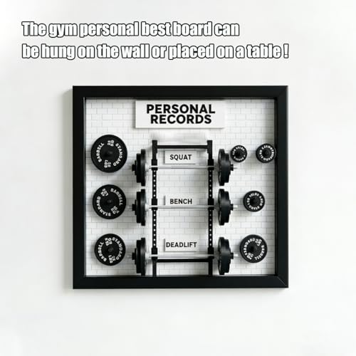 Tablero Personalizado Gym PR Mini Placas Pesas Decorativo miniatura 3