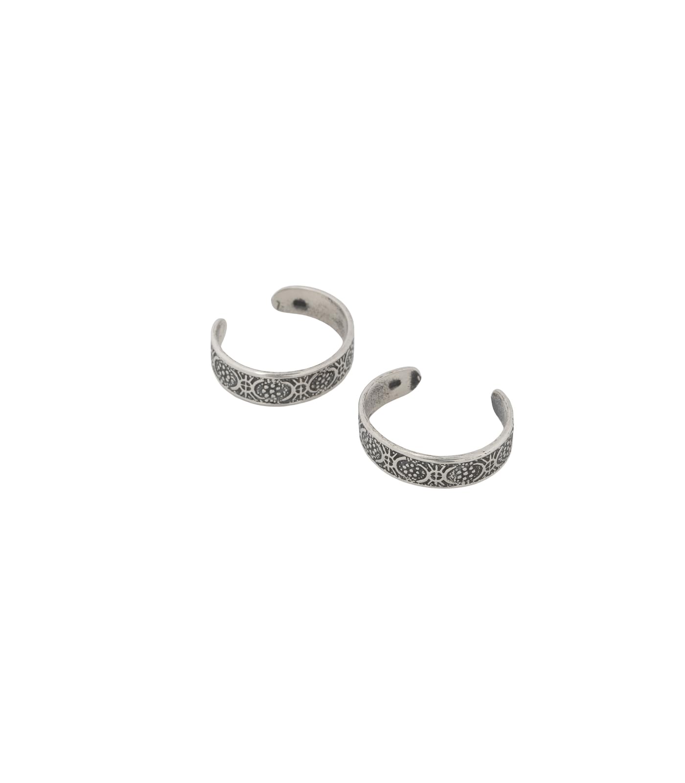 gargi by p.n. gadgil and sons | 925 Sterling Silver | Designer Curv Toe Ring | Adjestable | Toe Ring for Women | With Certificate of Authenticity and 925 Stamp-picture-31