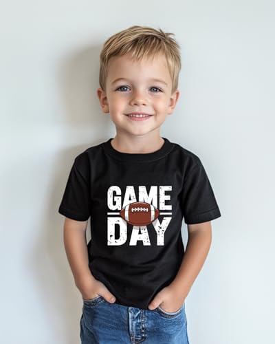 Game Day Shirt for Toddler Football Shirt Girls Boys Baseball T-Shirts Graphic Tees Cute Cotton Clothes Tops 2-8 Years4