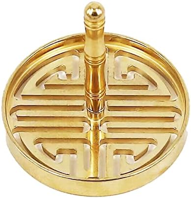 SKMIHJL Copper Incense Mold Incense Press Mold Incense Press Tool Kit Incense Cone Molds Incense Powder Press Making Kit Incense Ash Pressing Mold for DIY Fragrance Yoga Meditation Accessory (Shou)