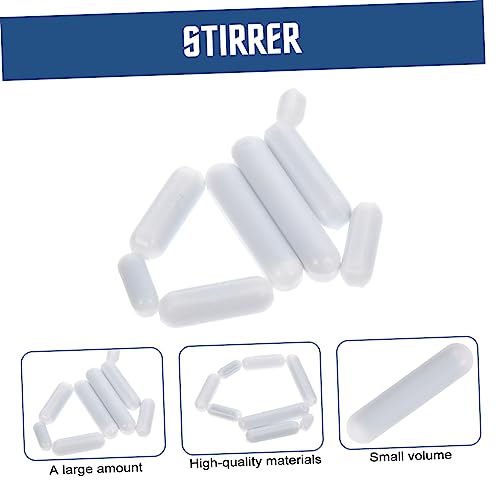KICHOUSE 8Pcs Barra De Agitação Ferramenta Barra De Ímã Agitador Magnético Ímãs Brancos Bastões De M