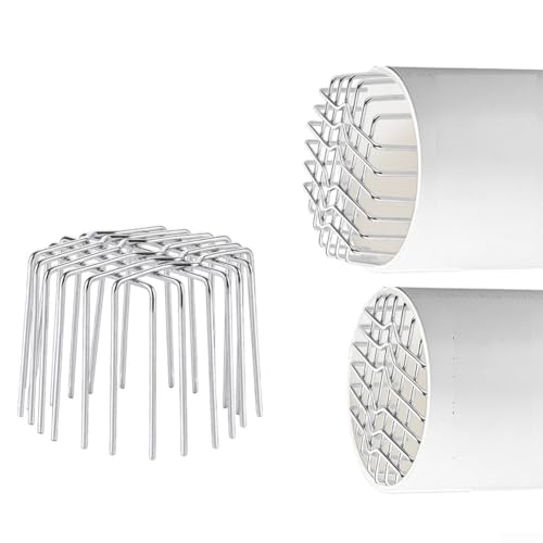 Couverture de drain, maille anti-rongeurs en acier inoxydable 304, grille d'aération pour salle de bain, filtre de drain de sol en PVC pour tuyau d'égout de hotte aspirante (110 tubes)