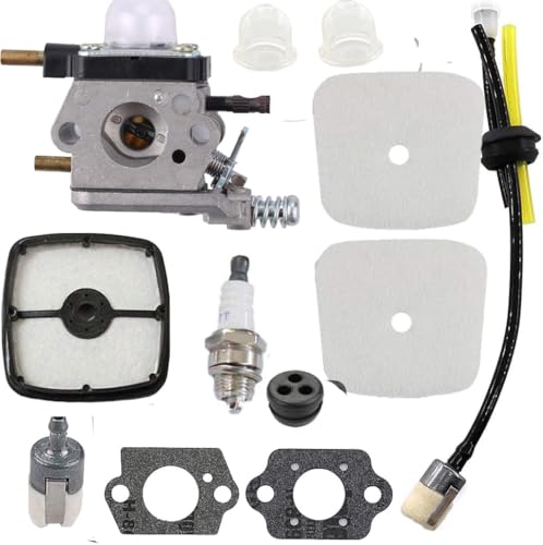 BXparts Carburetor for Echo Mantis 2 Cycle 7222 7225 7920 7924 7230 7234 7240 Tillers Cultivator TC-210 TC-210i TC-2100 SV-5C/2 SV-4B SV-4/B A021001092 C1U-K17 C1U-K27B