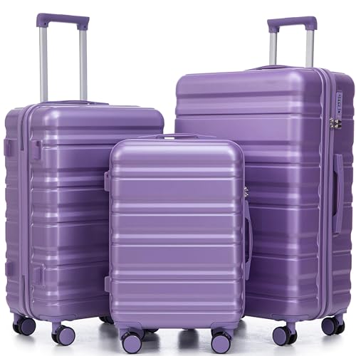 Image of 3-Piece ABS Hardshell Luggage Set Lightweight, Tough & Scratch-Resistant