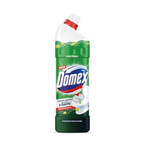 Domex Fresh Guard Disinfectant Toilet Cleaner Liquid|| Lime Fresh|| 1 L| Freshness for 100 Flushes