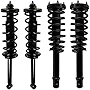 Strut and Coil Spring Assembly Set 4 Piece Set - Compatible with 2004-2008 Acura TL