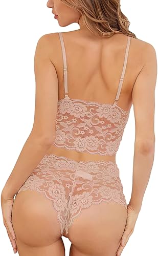 Image of Women's Special Babydoll Poly-Cotton Bikini Set| Non-Padded Bra & Panty |Nightwear /Hot Couples Honeymoon /First Night /Anniversary