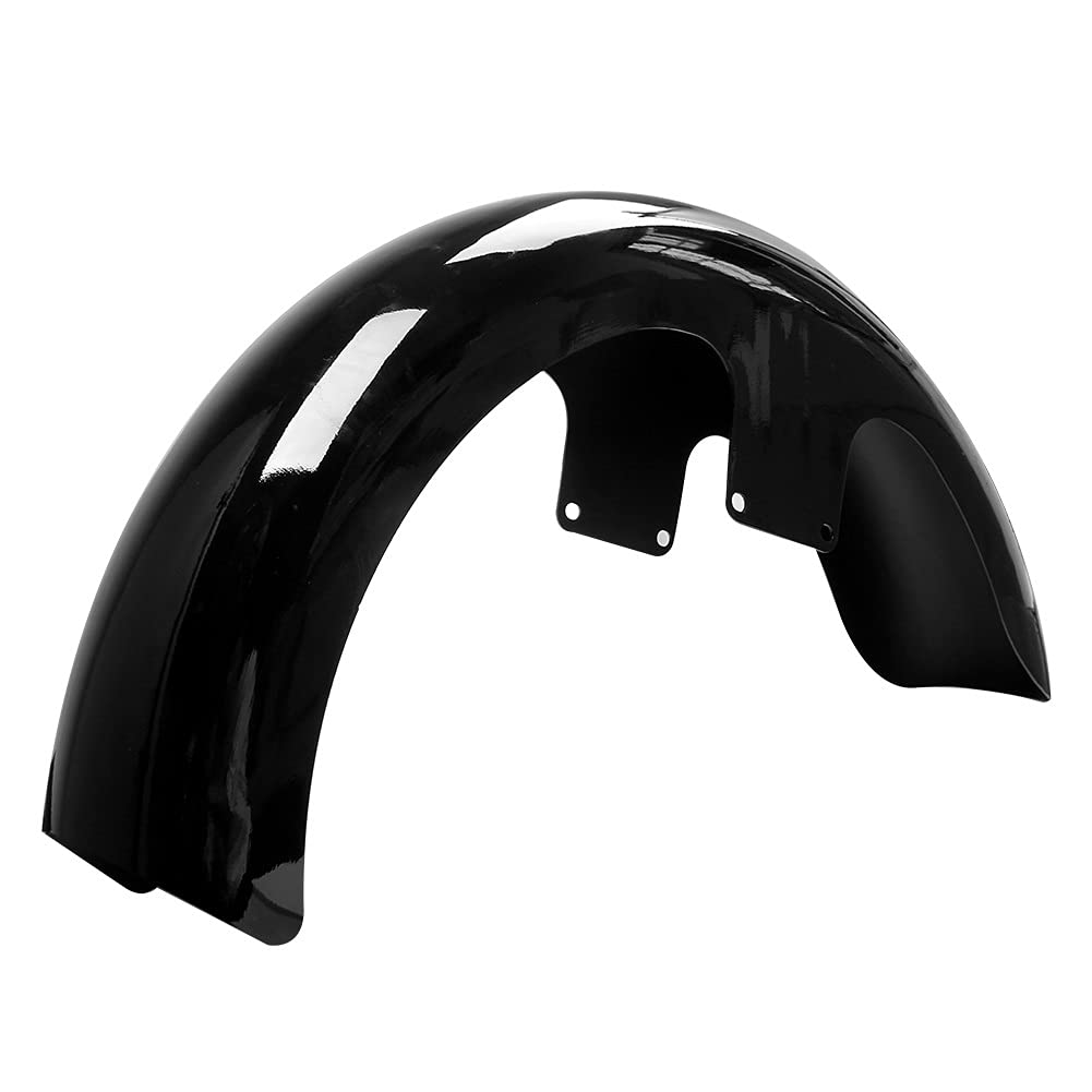 Garde-boue avant 21 pouces ABS noir pour stopper les éclaboussures de route sur Harley Touring