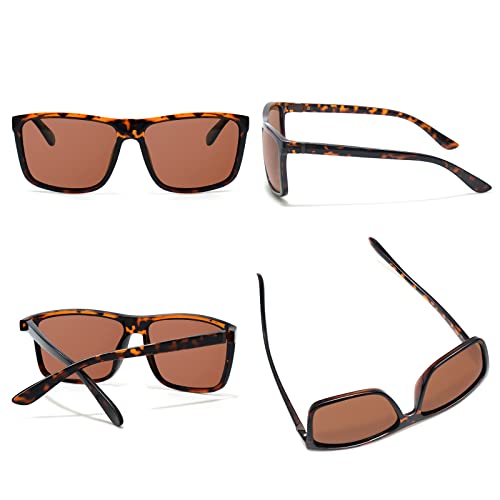 Image of Men's Sports Polarized Sunglasses Square Frame Glasses NP1007