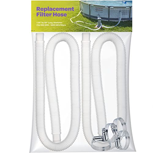 intex pool parts - Replacement Hose For Above Ground Pools [Set of 2] 1.25