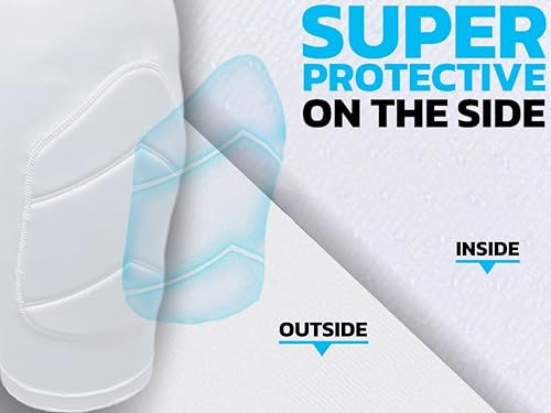 Youth Boys Baseball Sliding Shorts with Protective Cup Padded Compression Shorts Underwear for Baseball Football3