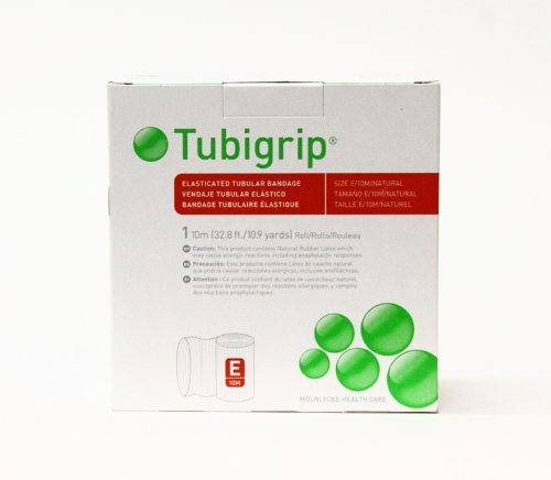 Tubigrip Size E - Tubular Bandage - (Large Ankles, Medium Knees, Small Thighs)