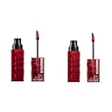 Super Stay Vinyl Ink Longwear No-Budge Liquid Lipcolor Makeup Bundle with Cranberry Red 0.14 fl oz and Deep Wine Red 0.14 fl oz Lipsticks