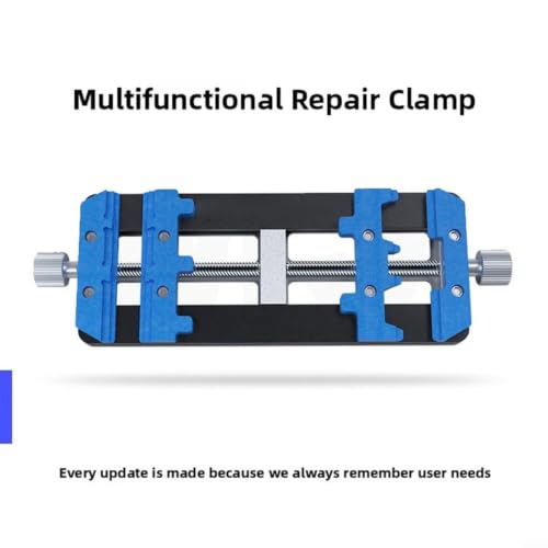 Soporte para PCB K23 estable con abrazadera de metal azul 8