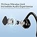 MZYMI Bone Conduction Headphones, Wireless Bluetooth 5.4 Open Ear Headphones,with Mic,15H Playtime,IPX6 Waterproof Sports Headset,for Running,Cycling,Workouts, Outdoor Sports (Black)