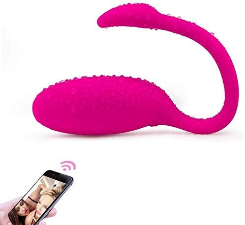 Smart Phone Long Distance App Bluetooth Controlled Sexy Toysfor Woman V-ǐbr-át-or U Shape Adullt Six Toys for Women Waterproof Toys for Female Toys for Women G Spotter Vibrant Stimulation