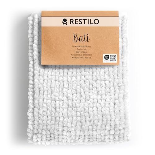 RESTILO Badematte Badvorleger Badteppich rutschfest Bati