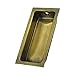Deltana FP227U5 Large 35/8-Inch x 13/4-Inch x 1/2-Inch Solid Brass Flush Pull