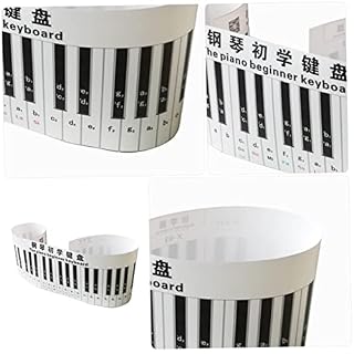 JOINPAYA Clavier De Piano Simulé Clavier De Bureau Pour Piano Clavier De Piano Pour Les Touches Clavier 3d Clavier Pour Piano Bande De Notes De Clavier Étiquette De Piano Stickers Black Pvc - Les Beatles, Paul McCartney, John Lennon, RIngo Starr, George Harrison JOINPAYA Clavier De Piano Simulé Clavier De Bureau Pour Piano Clavier De Piano Pour Les Touches Clavier 3d Clavier Pour Piano Bande De Notes De Clavier Étiquette De Piano Stickers Black Pvc – Image 5