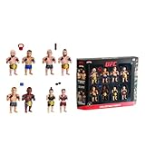 UFC 2.5-Inch Collectible Figures 8-Pack Deluxe Box – Includes 8 Fighters with Accessories, Realistic Poses, and Officially Licensed UFC Collectibles by PMI