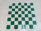 Material: Plástico ZANGAO Calidad Junta Internacional de Ajedrez de Vinilo Material de Goma Tamaño 35cm * 35cm / 43cm * 43cm / 51cm * 51cm de ajedrez Tablero de Juego de ajedrez for la Educación (Color : 51cm)