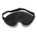 RelaxsoÂ® Comfort Plus Sleep Mask, Silky Plush Black
