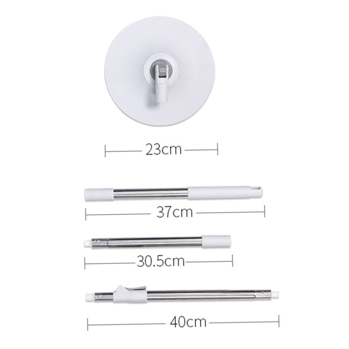 HOODANCOS Detachable Hand Separation Mop Set for Effortless Floor Cleaning with Head for Hardwood Tile and Surfaces and Design