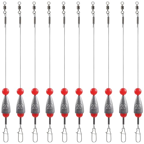 Bas de ligne de pêche en acier anti-coupe pour ne plus perdre vos montages face au bar