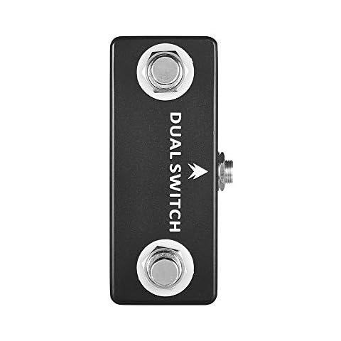 Guitar Footswitch Pedal,MOSKY DUAL SWITCH PEDAL,Full Metall Shell Cover
