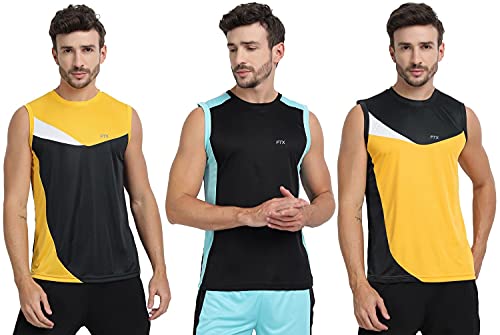 Image of FTX Men's Solid Regular Fit T-Shirt