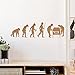 Kicker piłkarzyki Evolution tatuaż ścienny naklejka ścienna naklejka ścienna Wall Sticker