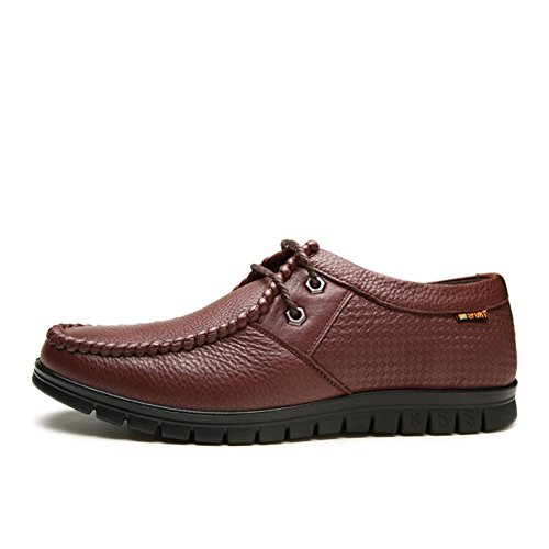 Chaussures de sport-B en cuir de première couche affaires pour homme