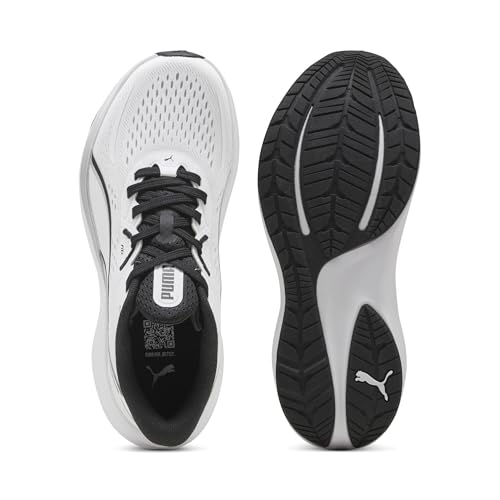 Puma Skyrocket Lite Adult Unisex Straßen-Laufschuh, 2 White- Silver- Black, 43